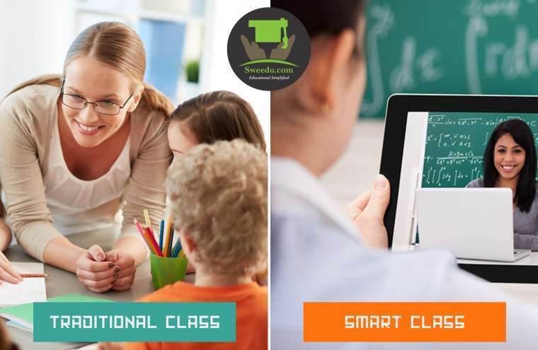 Difference between Smart Education & Tradition Education.